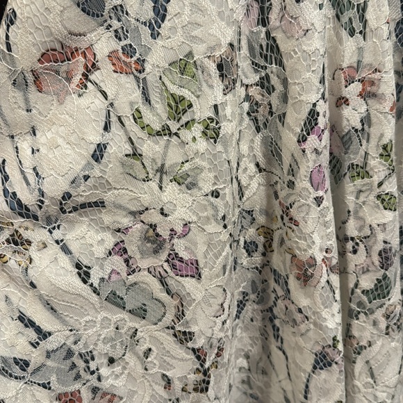 💐 Sangria Lace Floral Dress - Picture 4 of 11